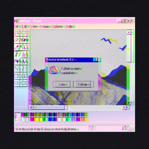 Vaporwave Anti capitalists by GroovyArt